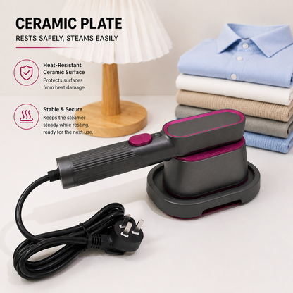 EasiGrab SteamPro | Handheld Garment Steamer for Clothes & Travel