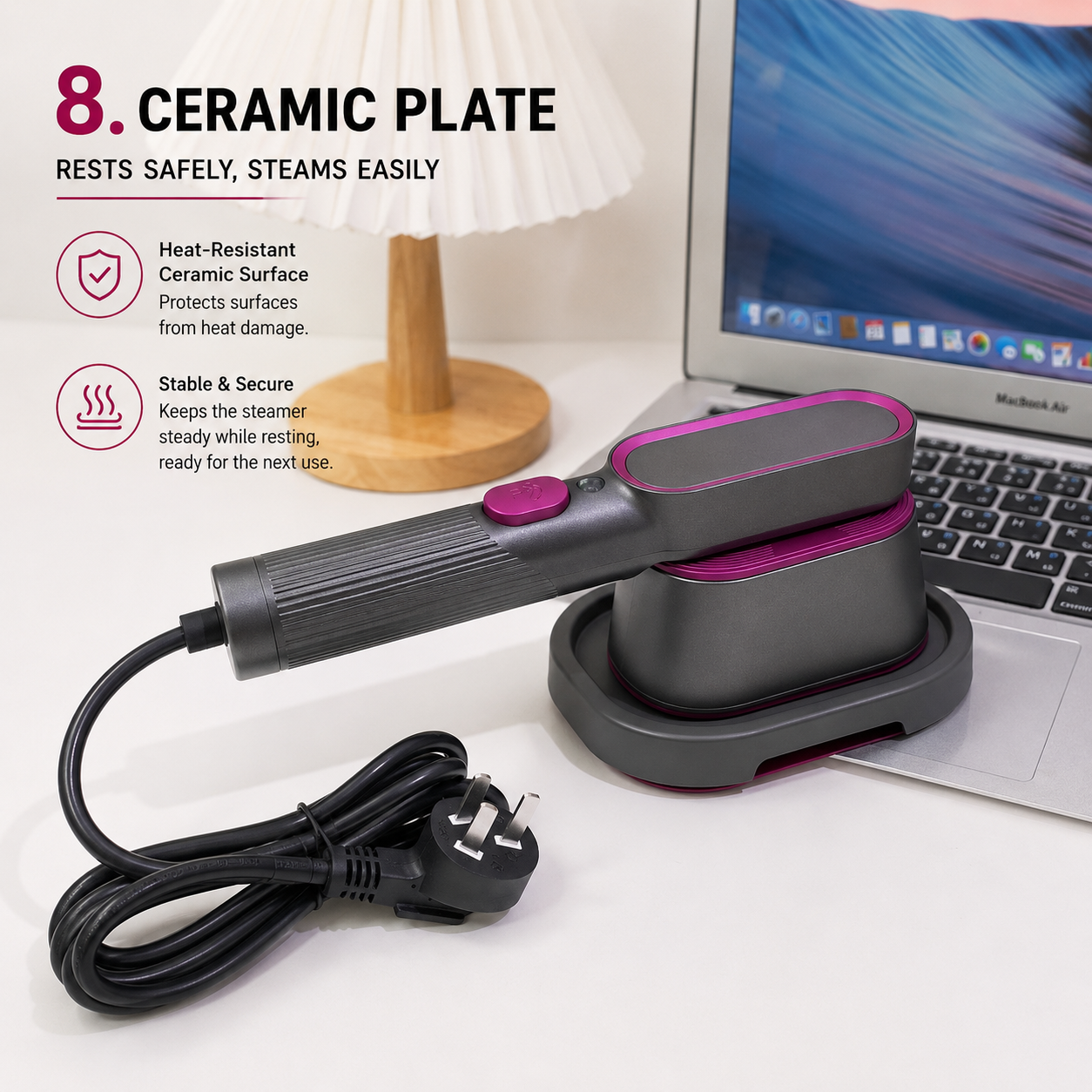 EasiGrab Steam Pro | Handheld Garment Steamer for Clothes & Travel